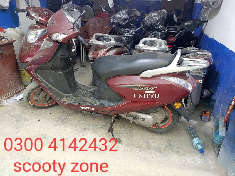 united 100cc scooter contact at 0300 4142432 4
