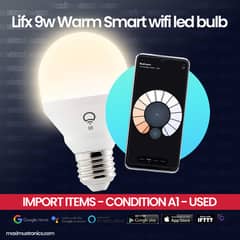 Lifx smart wifi Led bulb  9w mini warm