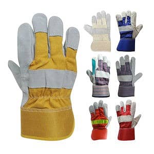 Leather Gloves Cowhide, Premium 707 welding Glove Full Finger palm 0