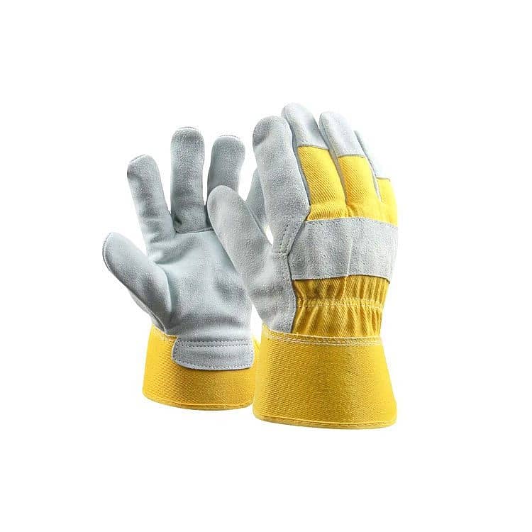 Leather Gloves Cowhide, Premium 707 welding Glove Full Finger palm 2