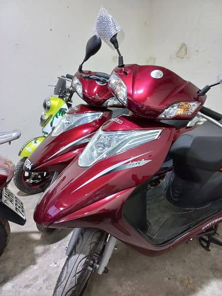 united scooty available contact at**03004142432** 1