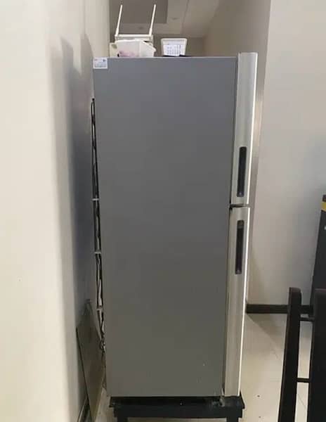 Haier HRF-342M Black Shine Glass Door Refrigerator 1