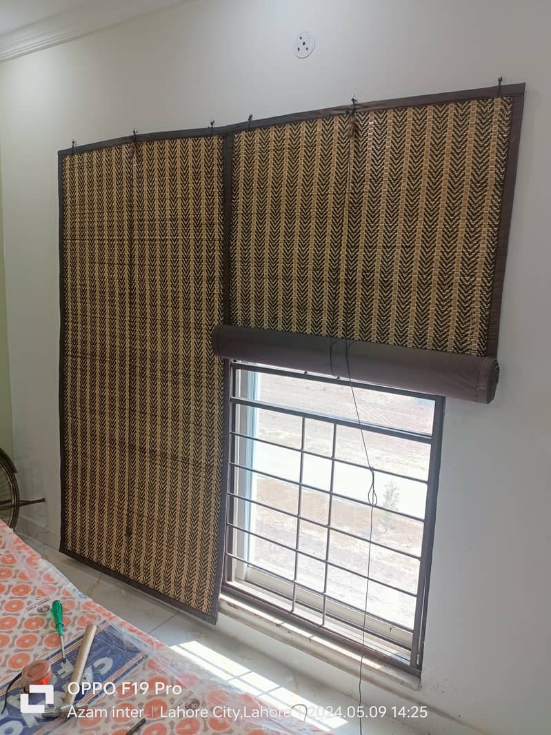 wooden floor out door kana chikh window blinds Roller vertical zebra 1