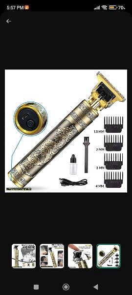 Dragon Style Hair Clipper and Trimmer 2
