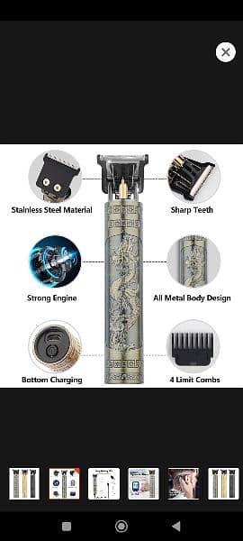 Dragon Style Hair Clipper and Trimmer 7
