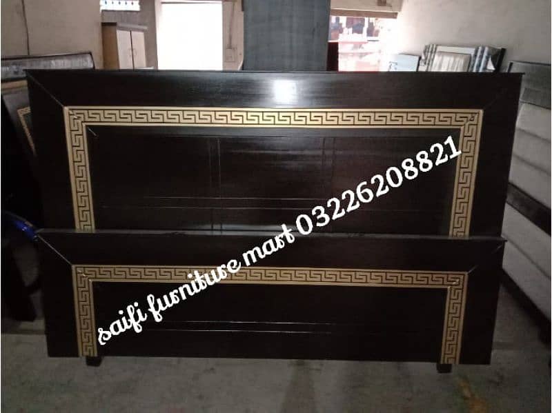 bed / double bed / king size bed  / poshish bed / bed set / single bed 1