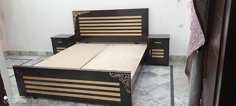 bed / double bed / king size bed  / poshish bed / bed set / single bed 10