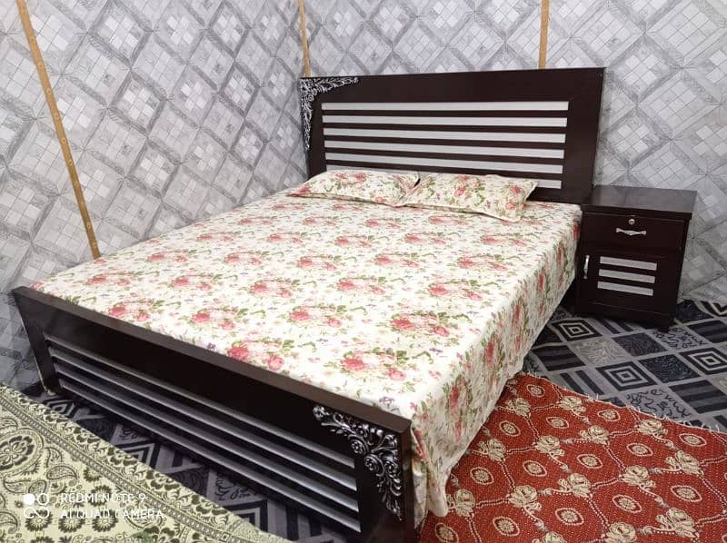 bed / double bed / king size bed  / poshish bed / bed set / single bed 11