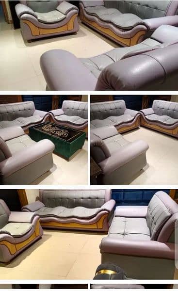 leather sofa set . mob 03444588856 1