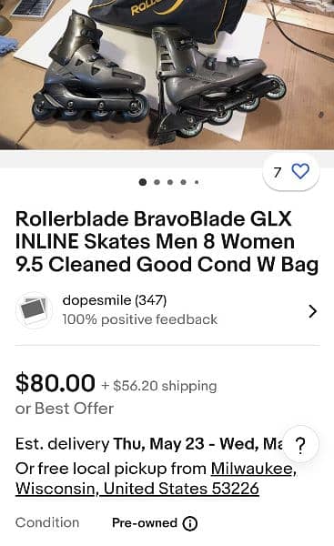 Imported Roller Blade Skating Shoes 4