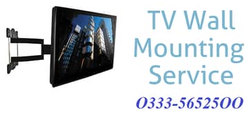 LCD Led TV wall mount fitting installation services providing