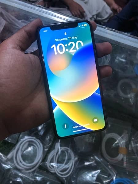 iphone x pta approved bypass 256gb  94% berttery health waterpack 1