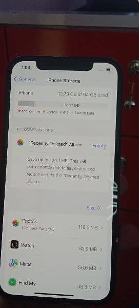 I phone 12 64GB PTA approved 9 /10 condition 5
