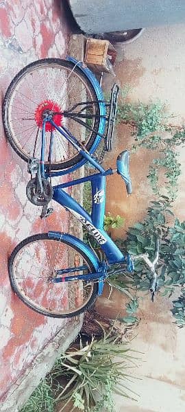 bicycle blue colour full size 1