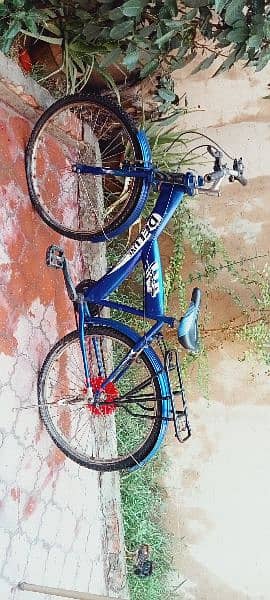 bicycle blue colour full size 2