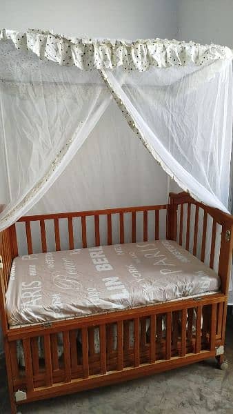 Baby court with jhola and mattress 1