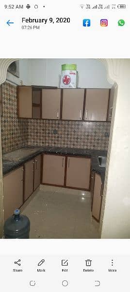 Flat for rent in gulitan-e-johar block 17 1