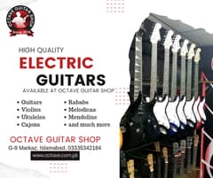 High Quality Electric Guitars available at Octave Guitar Shop