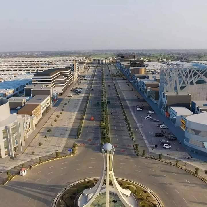 5 Marla commercial plot for sale new Lahore city near bahria town Lahore 1