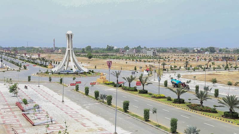 1 kanal plot for sale new Lahore city near bahria town Lahore 4