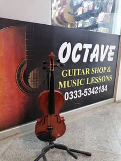 High Quality Wooden Violins at Octave Guitar Shop