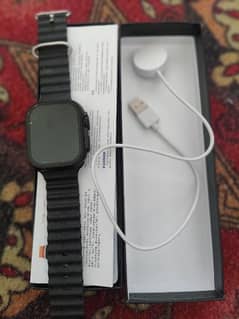t900 ultra smart watch with box and wireless charger