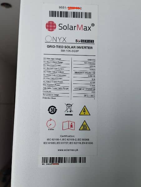 Solar Max PV10000 On grid inverter 1