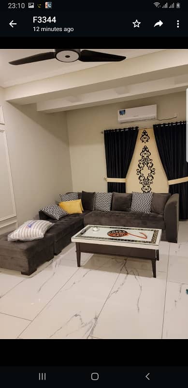 Par Day short time One BeD Room apartment Available for rent in Bahria town phase 4 and 6 empire Heights 2 Family apartment 5