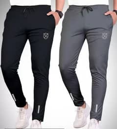 men's trousers 2 Pcs black and grey