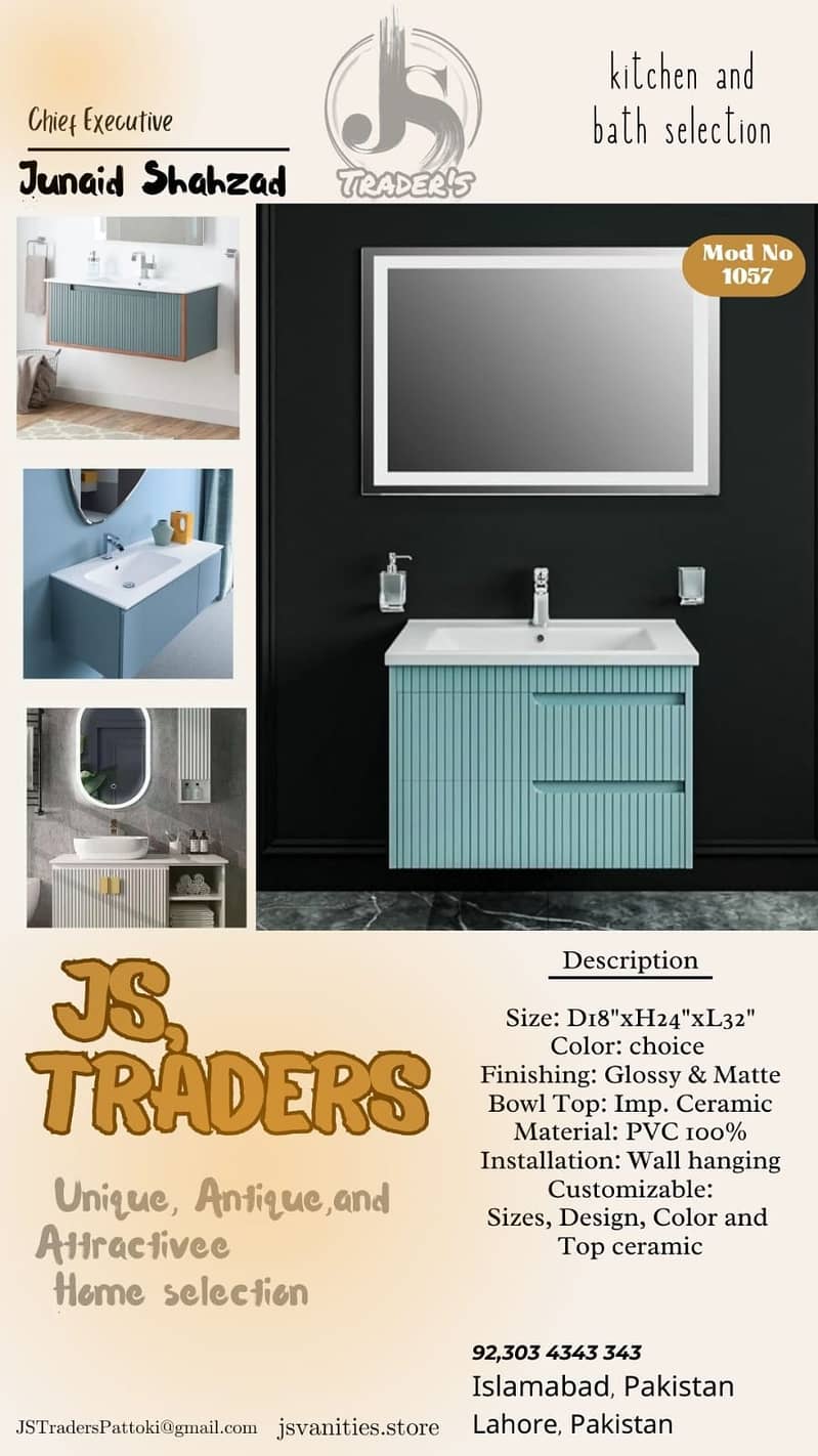 kitchen vanity/double bain bathroom vanity/vanity mirror/pvc vanity 6