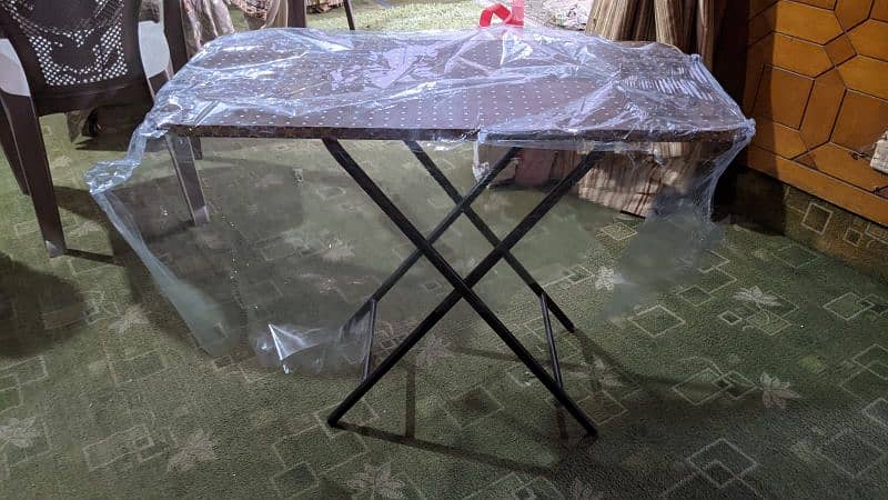 Folding Table, Wooden rectangle shape, Brand new 1899/- | 0334 9967719 3