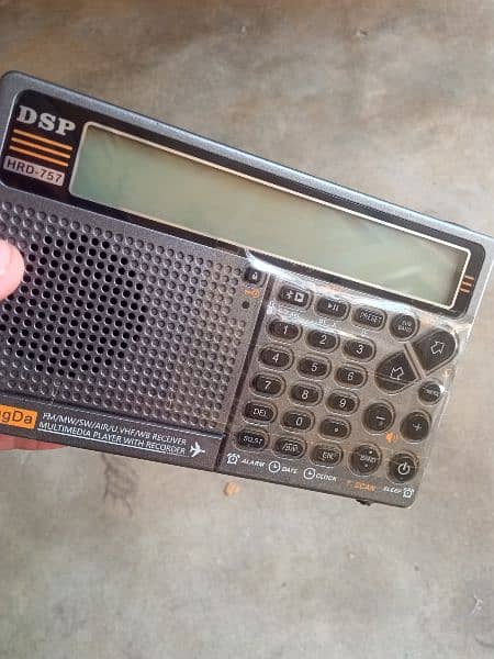HRD-757 ( AM, FM, SW,UHF/VHF) Radio with Bluetooth, Mp3 Mobile Remote 1