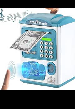 ATM Money Box with Fingerprint For kid's