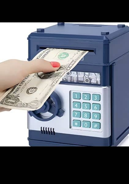 ATM Money Box with Fingerprint For kid's 1