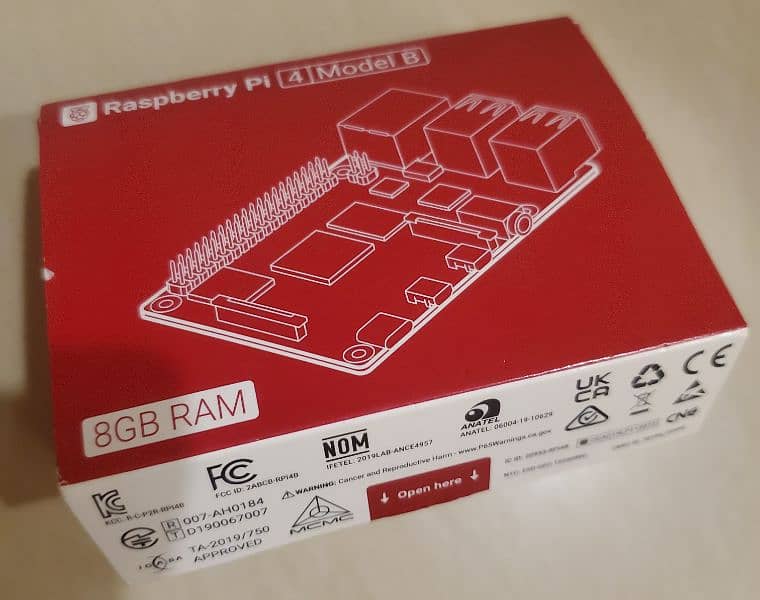 Raspberry Pi Model 4B , RAM 8.0 GB 1