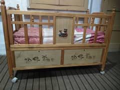 Kids baby cart - Wooden Bed baby