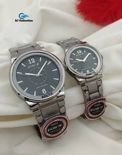 couple analouge watch water resistance FW90