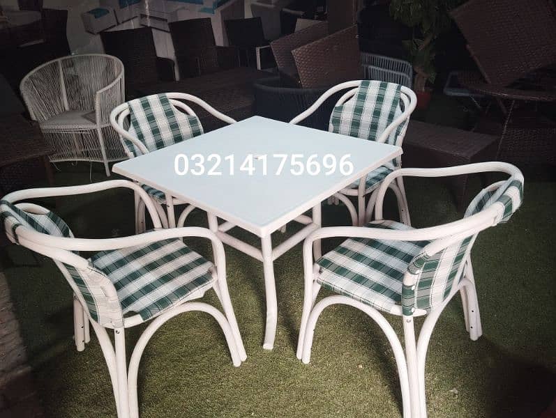 AZADI DISCOUNT SALE 25%OFF OUTDOOR GARDEN RATTAN UPVC FURNITURE BENCH 4