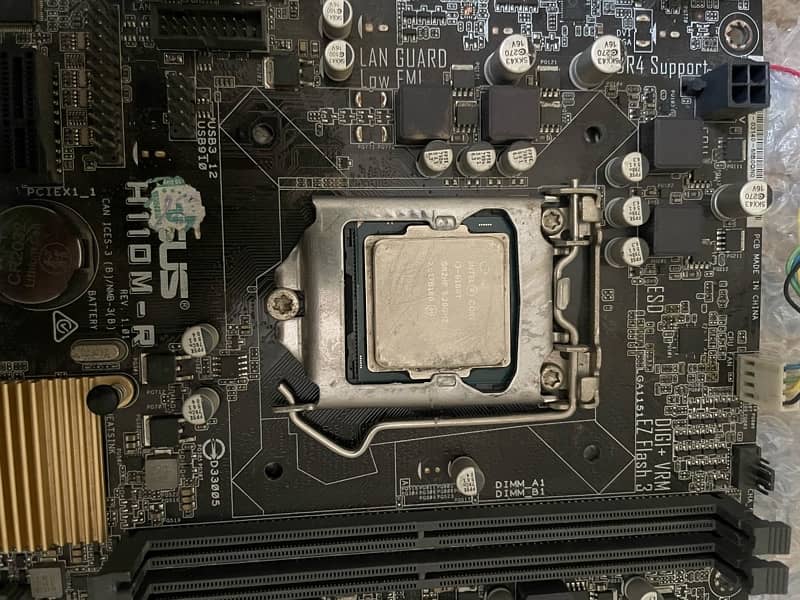 urgent sale core i3 6100t with h110m repairable 4