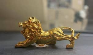 Decoration Golden Lion For Car Dashboard \Furniture