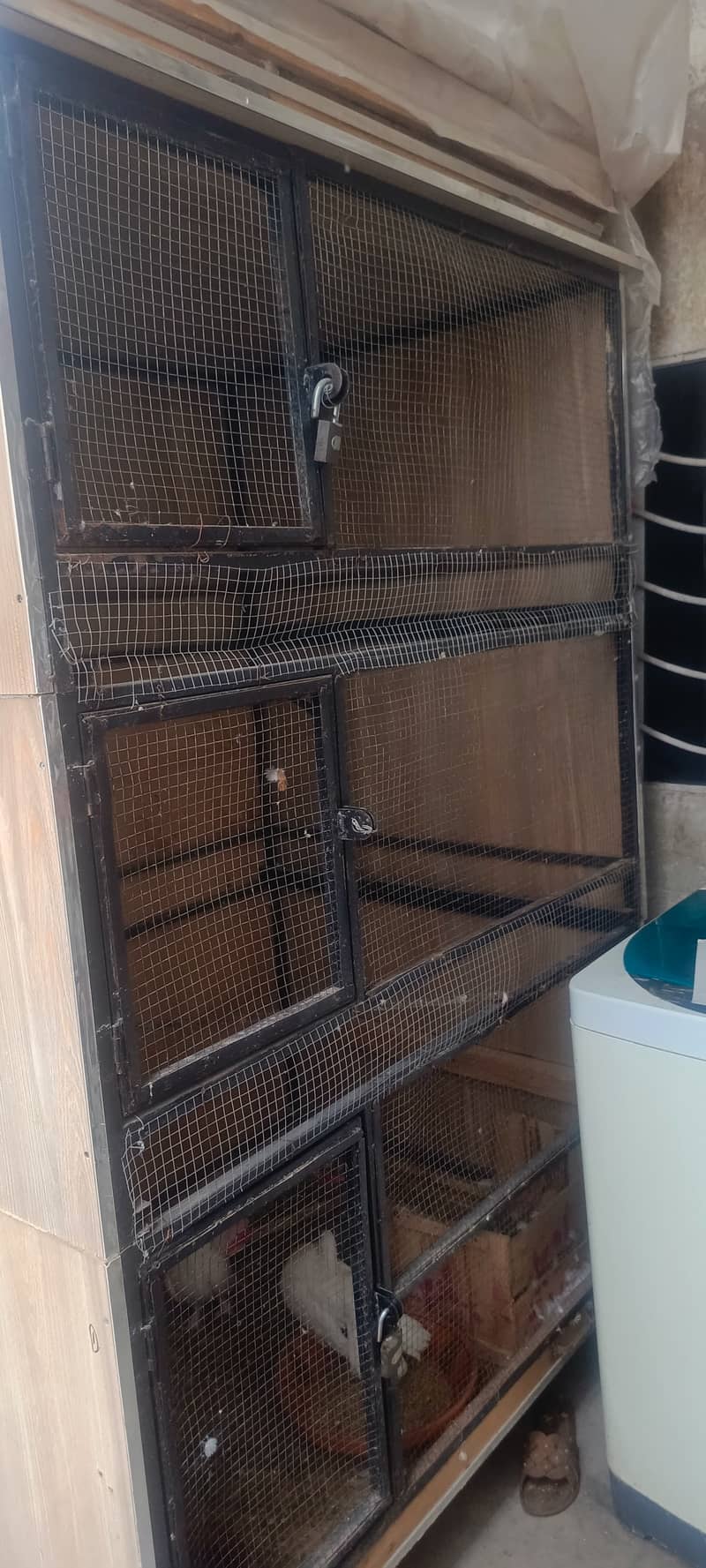 3 portion birds&hen cage for sell 03435787650 5