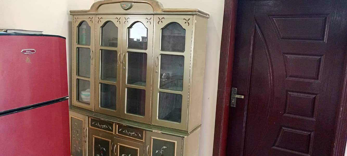 Wooden Showcase (bartanooon wali alamari) 4 Cabinets excellent quality 0