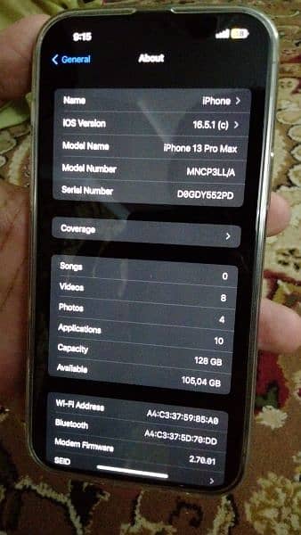Iphone 13 Pro Max 128GB 5