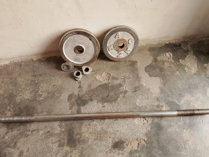 4KG plates and Rod 5