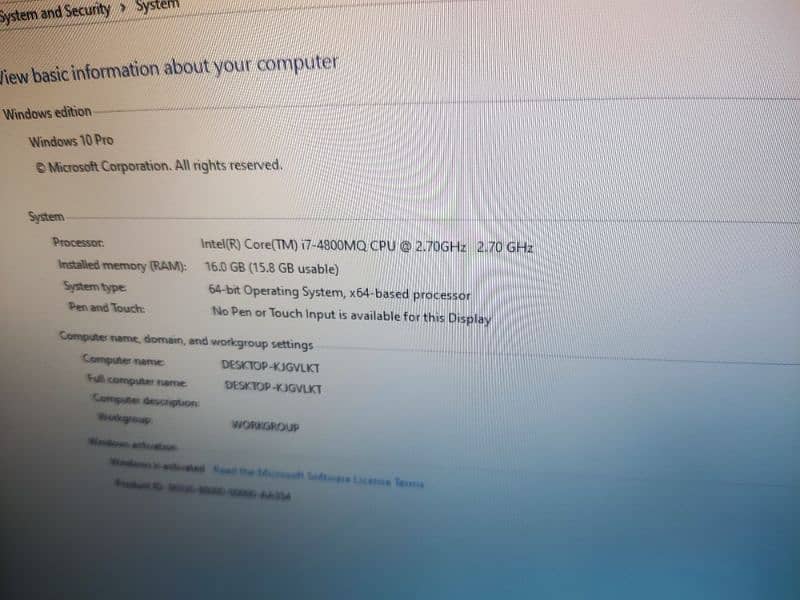 Hp Elitebook laptop Core i 7 gen 4 New 5