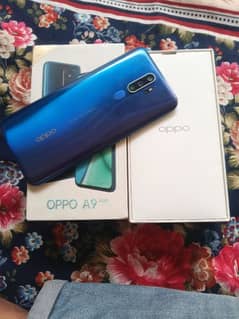 oppo a9, 8 128 snapdragon 665 condition 10by10 with box