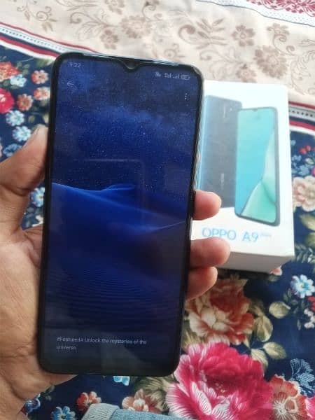 oppo a9, 8 128 snapdragon 665 condition 10by10 with box 1