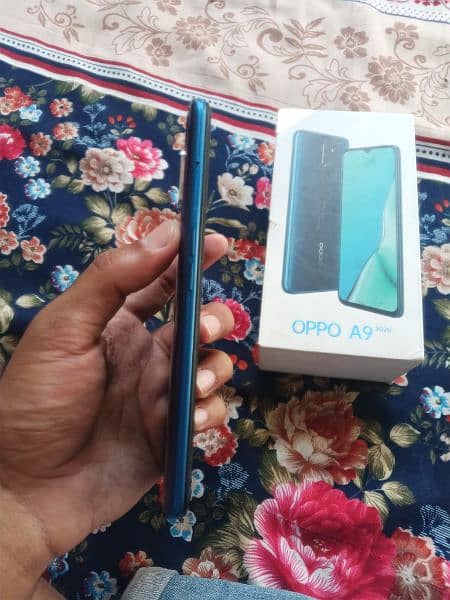 oppo a9, 8 128 snapdragon 665 condition 10by10 with box 2