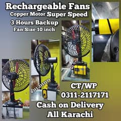 Charging Table Baby Fan 12 Volt DC Battery Fans Rechargeable Fan