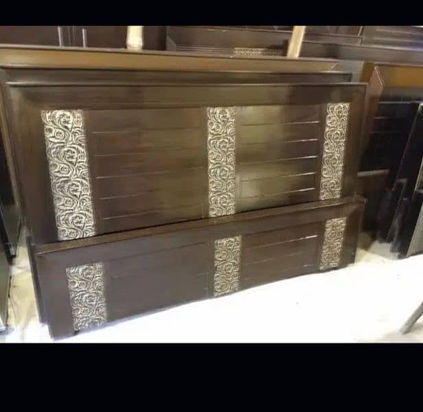 double bed, king size bed poshish brass bed side table wardrobes, sofa 3